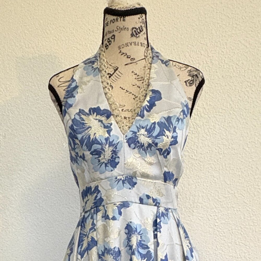 Speechless Halter-Style Prom Dress